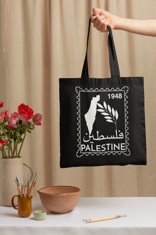 Palestine Stamp Tote Bag